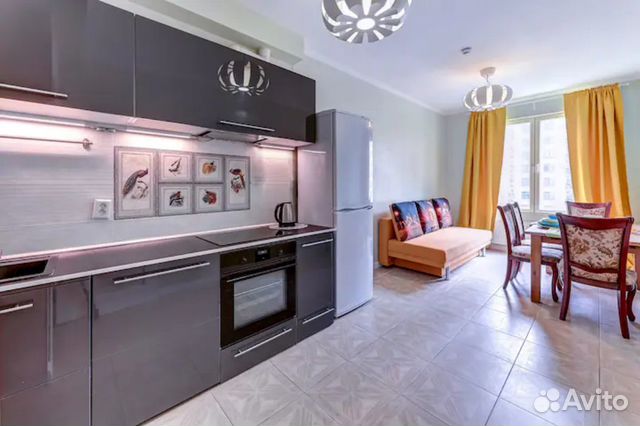 

1-к. квартира, 60 м², 2 кровати