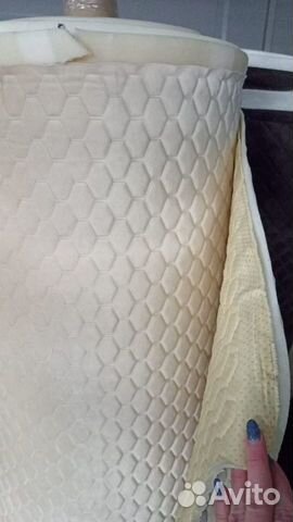 Стеганный велюр