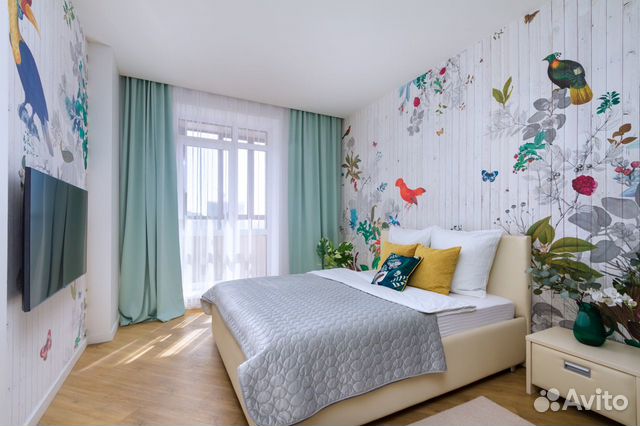 

2-к. квартира, 46 м², 2 кровати