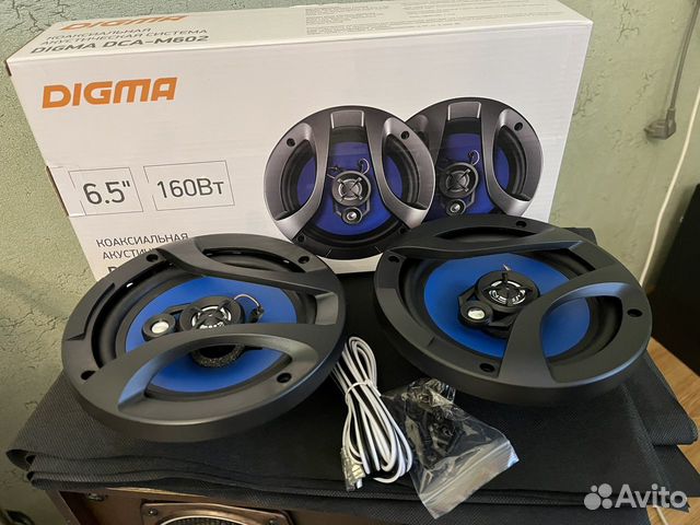 Новые автомобильные колонки Digma M602 16-17 см