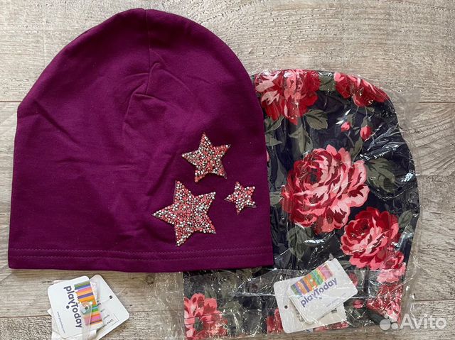 Шапка для девочки трикотажная