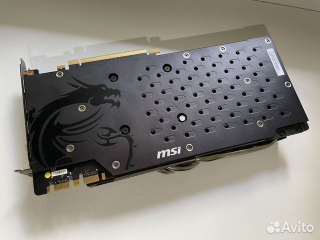 Видеокарта MSI GTX 980ti (как 1070 или 1660)