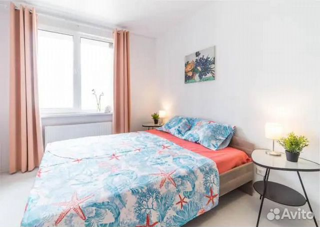 

1-к. квартира, 40 м², 3 кровати