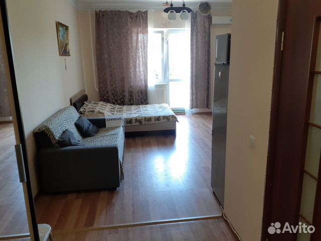 

Квартира-студия, 32 м², 3 кровати