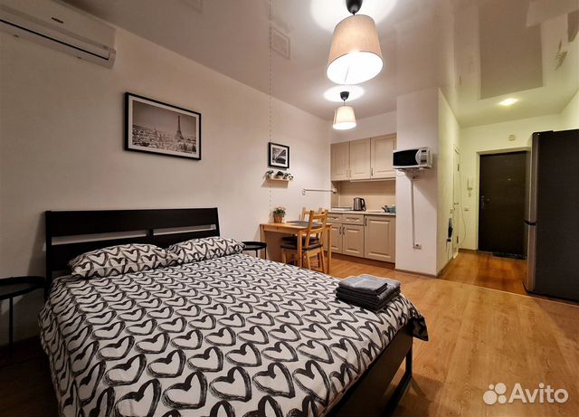 

Квартира-студия, 30 м², 1 кровать