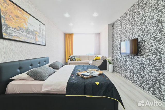 

1-к. квартира, 40 м², 2 кровати