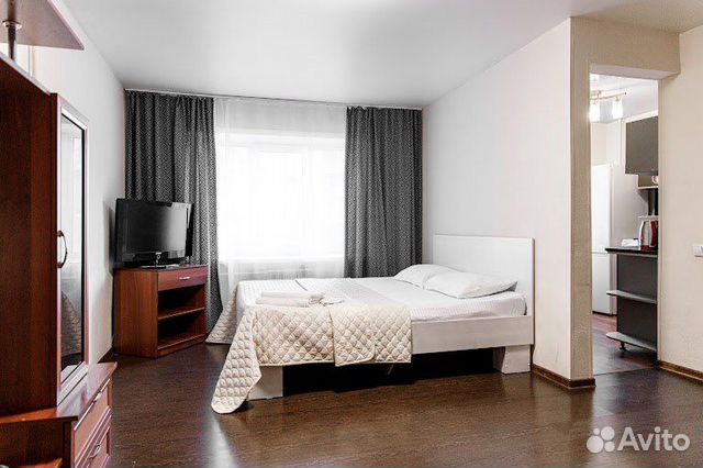 

1-к. квартира, 37 м², 2 кровати