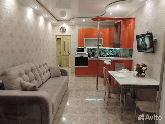 

1-к. квартира, 62 м², 2 кровати