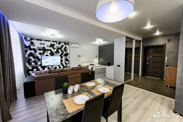

1-к. квартира, 54 м², 2 кровати