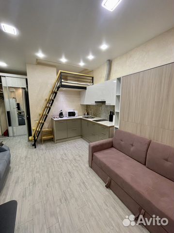 

Квартира-студия, 30 м², 4 кровати