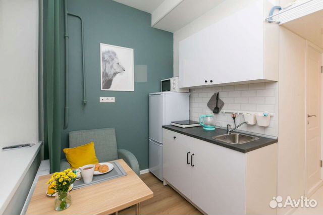 

Квартира-студия, 12 м², 2 кровати