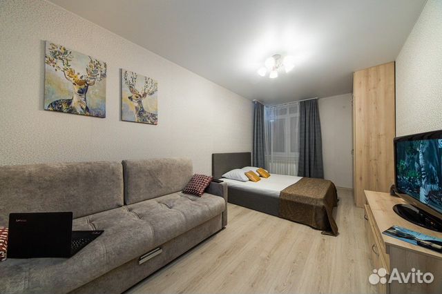 

1-к. квартира, 50 м², 2 кровати