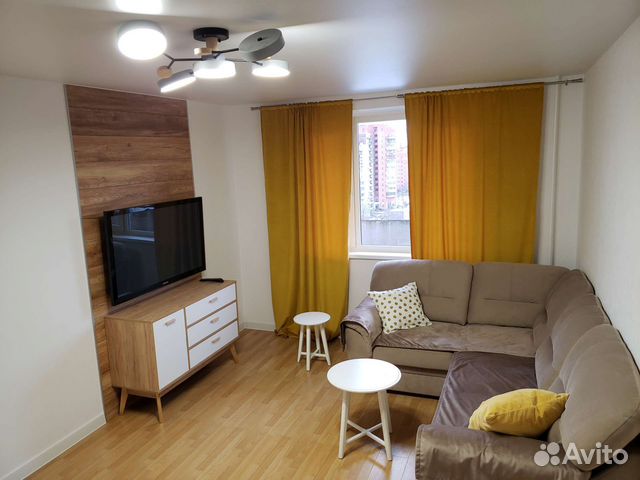

1-к. квартира, 40 м², 2 кровати