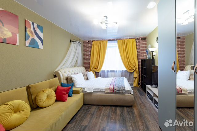 

1-к. квартира, 40 м², 2 кровати