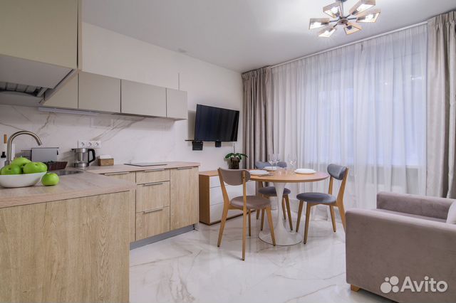 

Квартира-студия, 34 м², 2 кровати