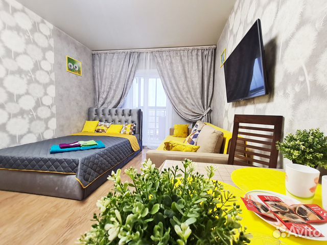 

Квартира-студия, 30 м², 2 кровати