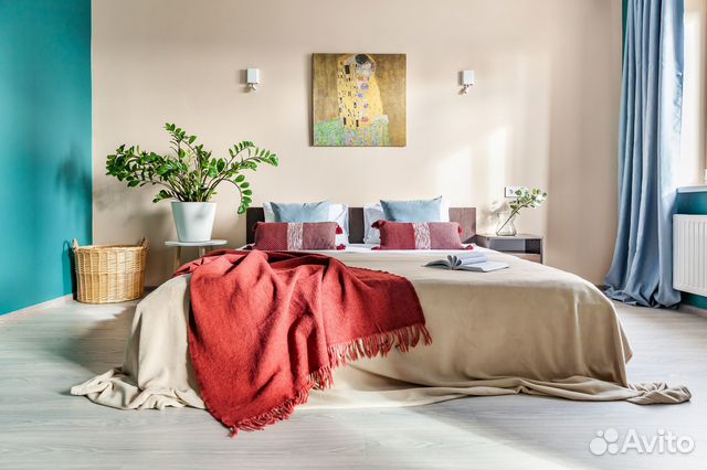 

Квартира-студия, 35 м², 2 кровати