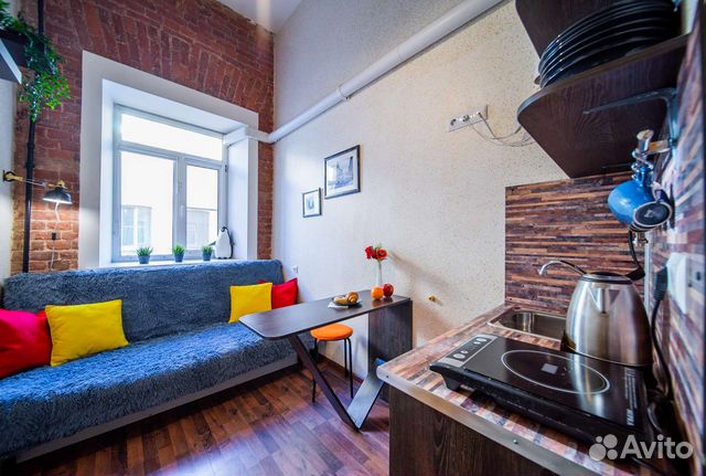 

Квартира-студия, 16 м², 3 кровати