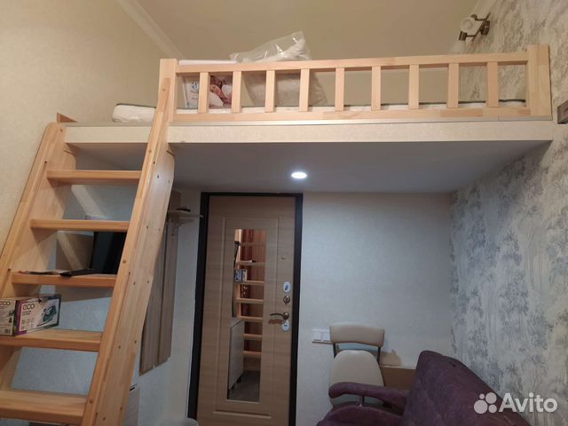 

Квартира-студия, 12 м², 2 кровати