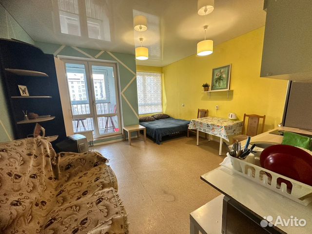

Квартира-студия, 23 м², 1 кровать