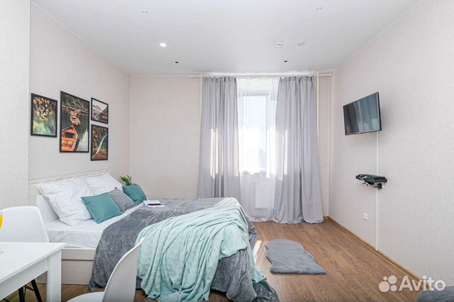 

Квартира-студия, 28 м², 2 кровати