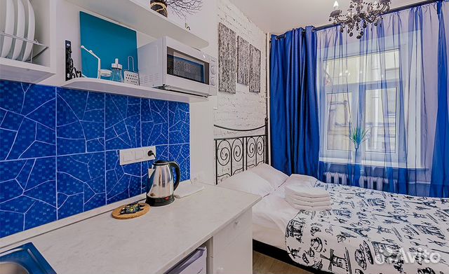 

Квартира-студия, 18 м², 2 кровати