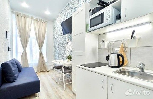 

Квартира-студия, 15 м², 2 кровати