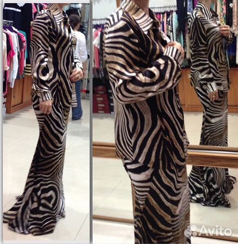 Костюм just cavalli платье и рубашка