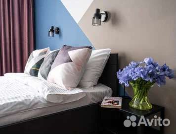 

1-к. квартира, 40 м², 2 кровати
