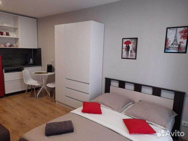 

Квартира-студия, 24 м², 2 кровати