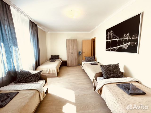 

1-к. квартира, 45 м², 4 кровати
