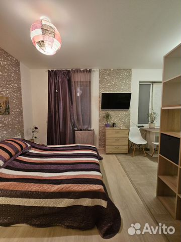 

Квартира-студия, 27 м², 2 кровати