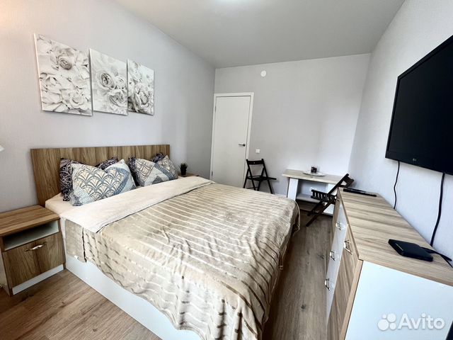 

1-к. квартира, 40 м², 2 кровати