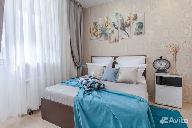 

1-к. квартира, 38 м², 2 кровати