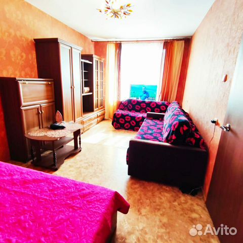 

1-к. квартира, 45 м², 3 кровати