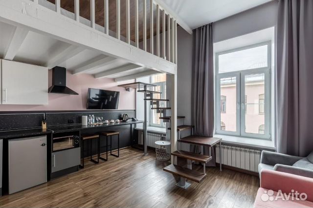 

Квартира-студия, 26 м², 2 кровати