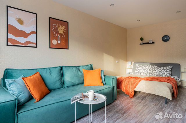 

1-к. квартира, 30 м², 2 кровати