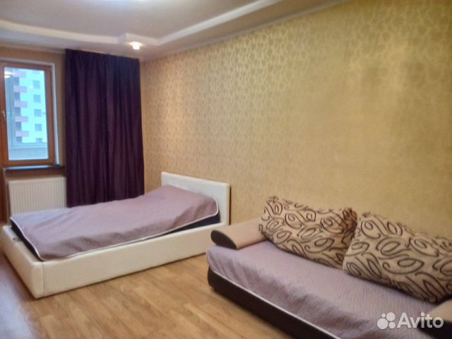 

1-к. квартира, 40 м², 2 кровати