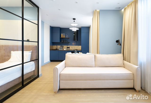 

1-к. квартира, 40 м², 2 кровати