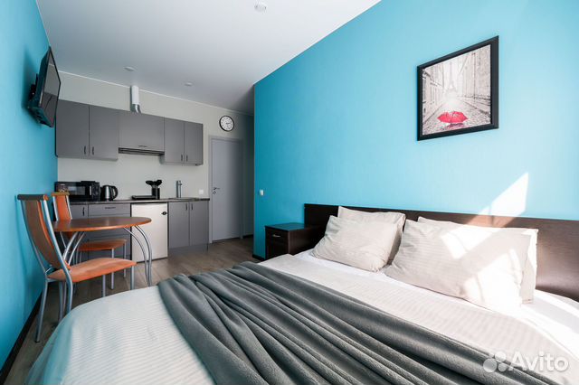 

Квартира-студия, 18 м², 2 кровати