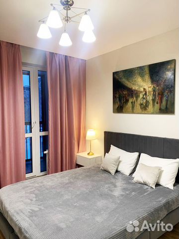 

1-к. квартира, 37 м², 2 кровати