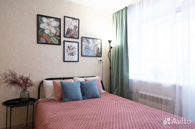 

1-к. квартира, 38 м², 2 кровати