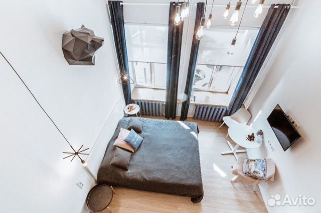

Квартира-студия, 21 м², 2 кровати