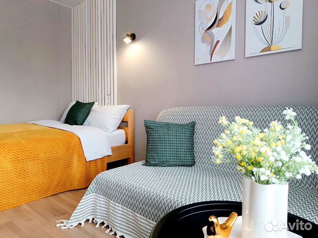 

1-к. квартира, 24 м², 2 кровати