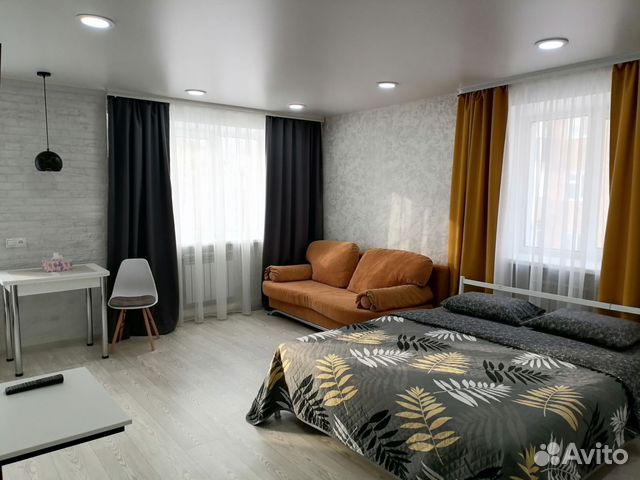 

Квартира-студия, 40 м², 2 кровати