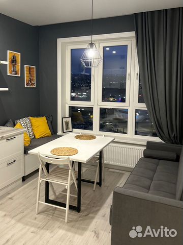 

Квартира-студия, 40 м², 2 кровати