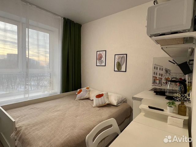 

Квартира-студия, 14 м², 1 кровать