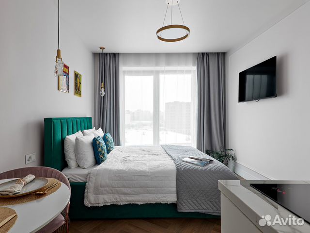 

Квартира-студия, 25 м², 1 кровать