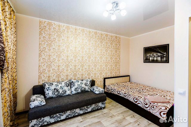 

1-к. квартира, 40 м², 2 кровати