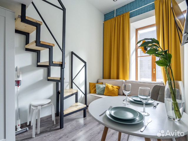 

Квартира-студия, 16 м², 2 кровати